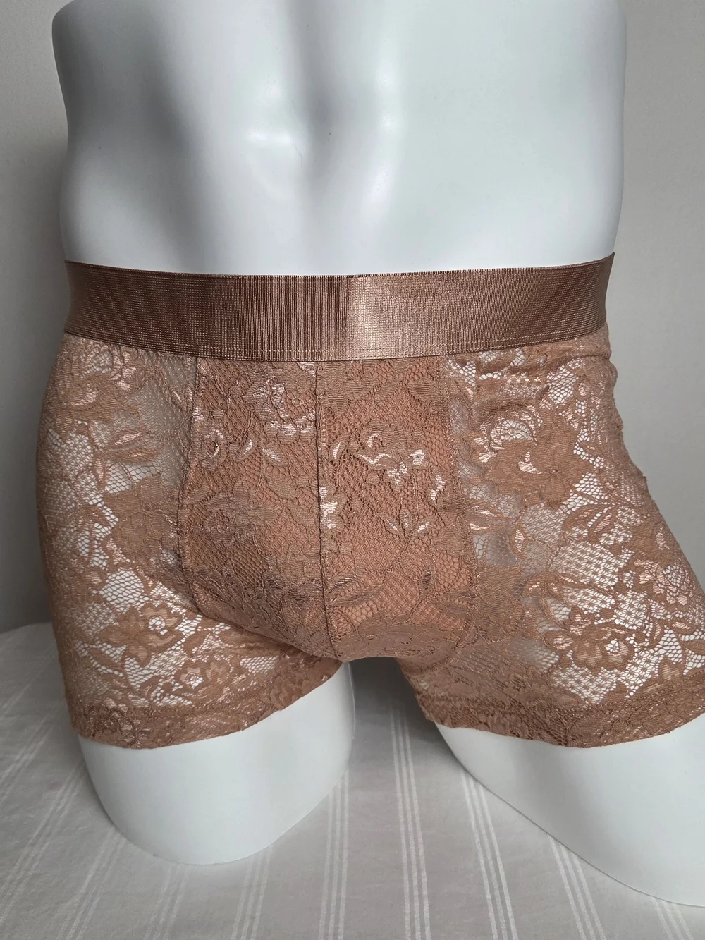 Cosabella Brown Lace Boxer Briefs